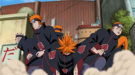 which episode pain comes leaf village|Pain's Assault .